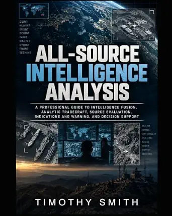 Cover of All-Source Intelligence Analysis: A Professional Guide to Intelligence Fusion, Analytic Tradecraft, Source Evaluation, Indications and Warning, and Decision Support